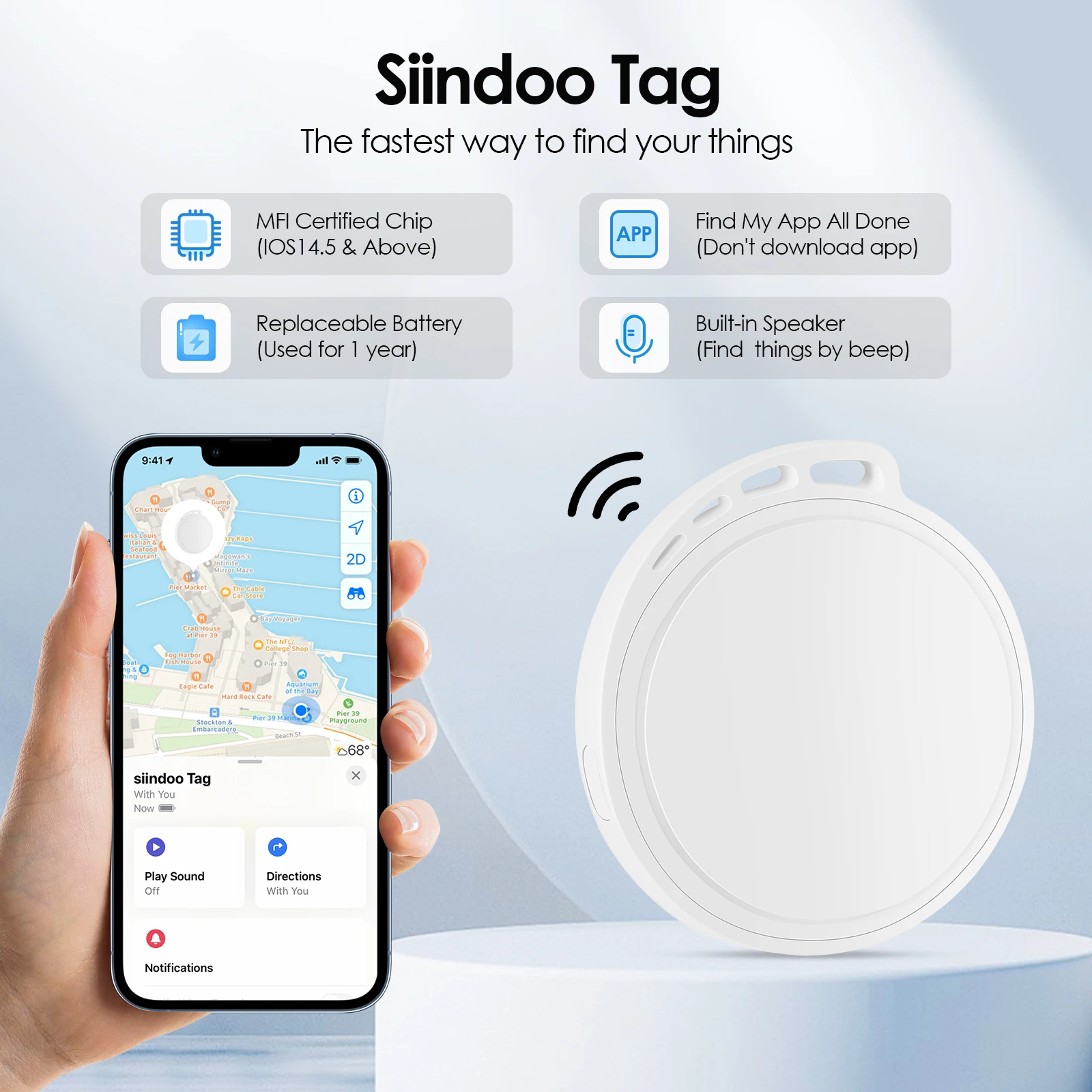 Mini GPS Tracker Anti-Lost Device Real-Time Tracking for Kids Pets Car Wallet Luggage