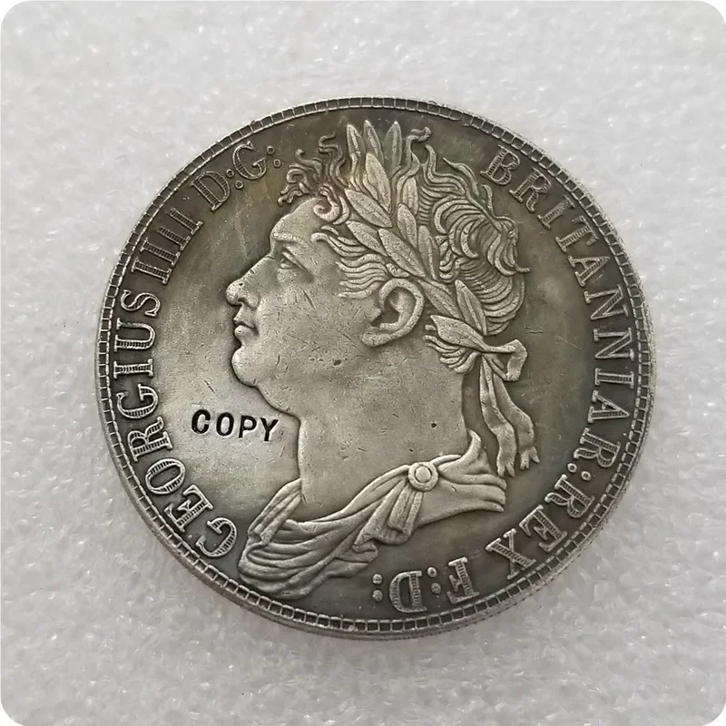 COPY REPLICA 1830 Crown William IV Scottish Shield Silver COPY Crypto Challenge Pocket Coins Christmas Gifts