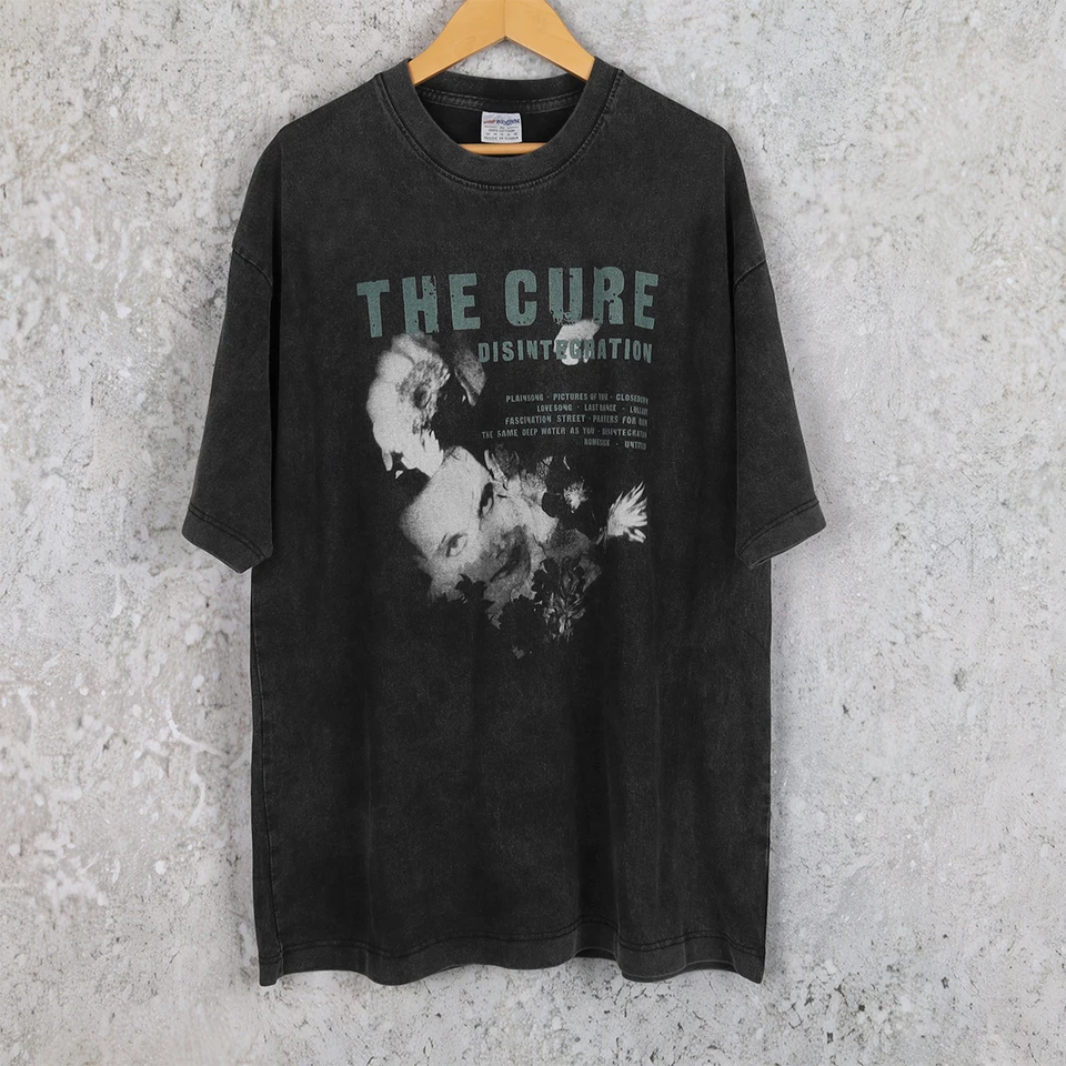 Disintegration The Cure T-Shirt Men's Cotton Print