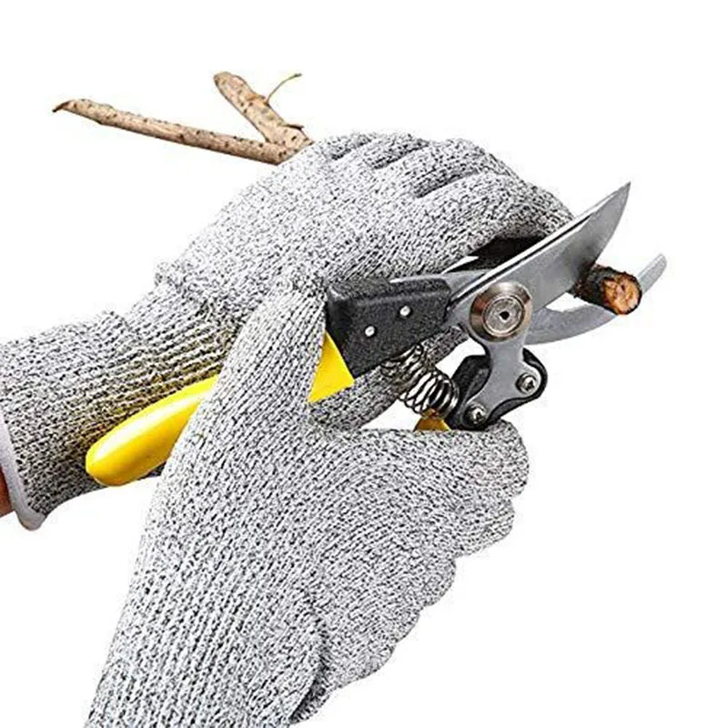 Cut Resistant Gloves Food Grade Safety Cutting Gloves Level 5 Protection For Safety HPPE Scratch-Proof Glass Cutting