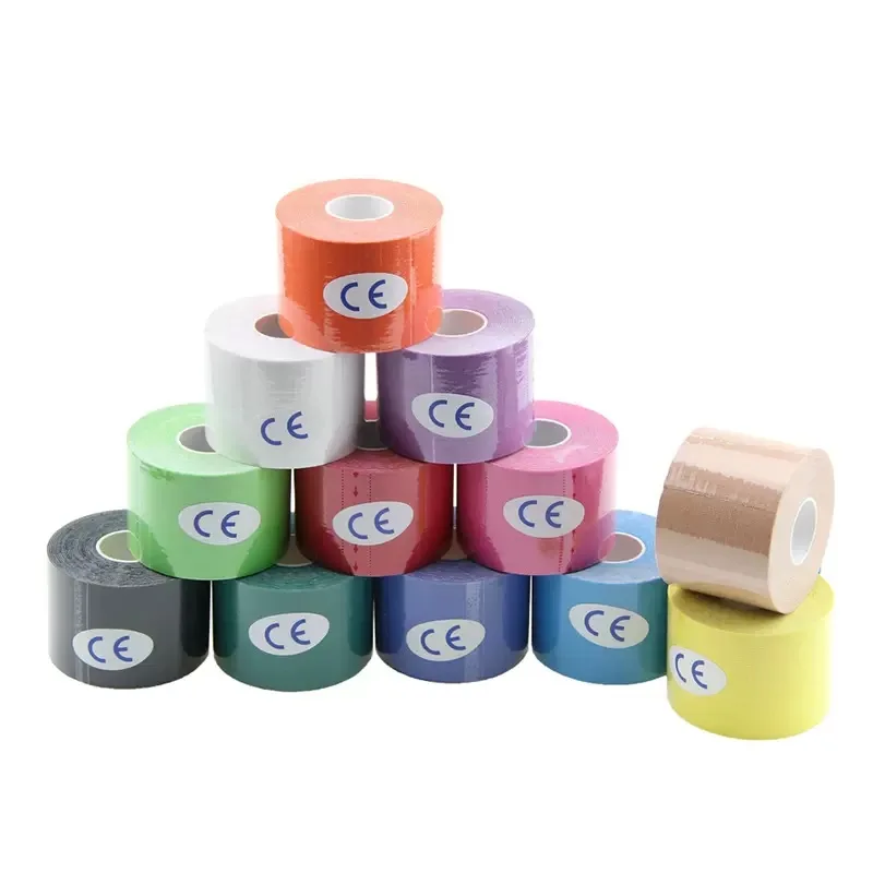 Sports Waterproof Kinesiology Tape Stickers Athletic Bandage Protector Strapping Pain Relief Tennis Gym
