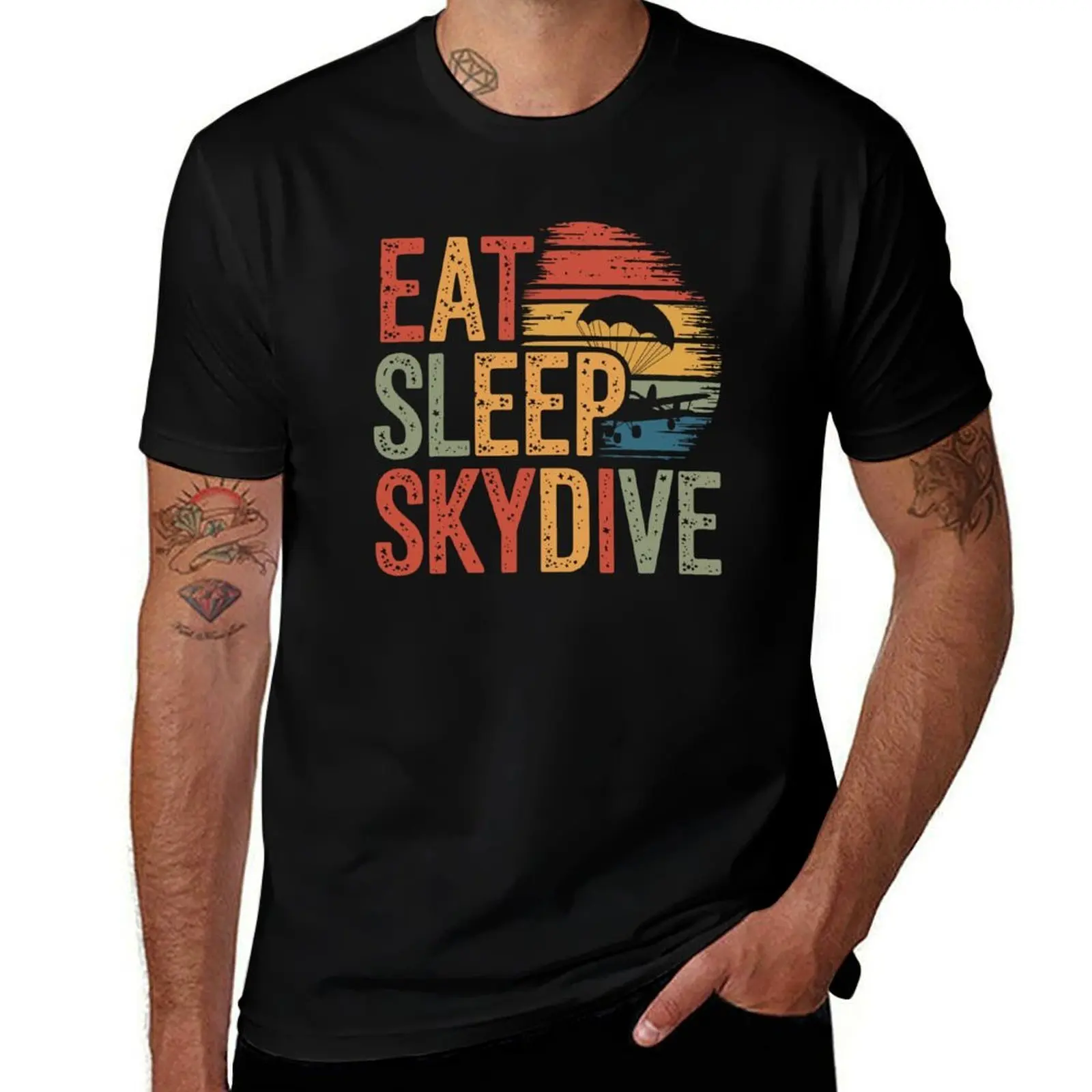 

Eat Sleep Skydive T-Shirt graphic tee shirt anime tshirt oversized Personalized t-shirt t shirt men