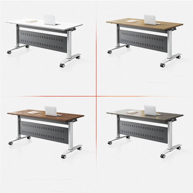 

# Home Office & Commercial Training Folding Table Mobile Solid Wood Frame Desk Classroom Table For Modular Use Eco-Friendly