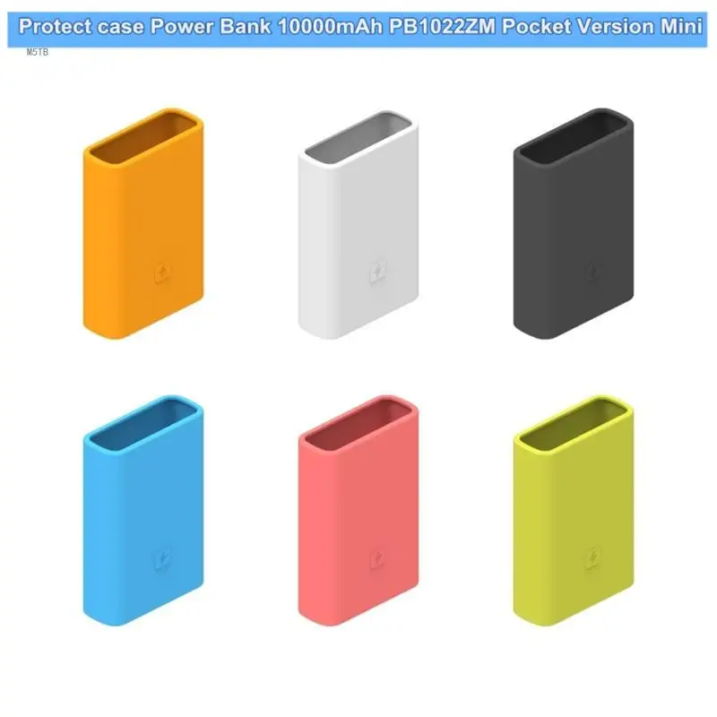 10000mAh Powerbank Protective Sleeve Silicone Case for PB1022ZM Pocket Version Dropship