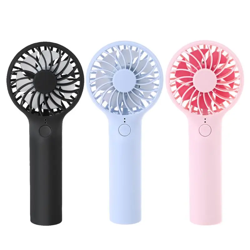 Portable Student USB Desk Fan Handheld Fan 3 Adjustable Wind Speed