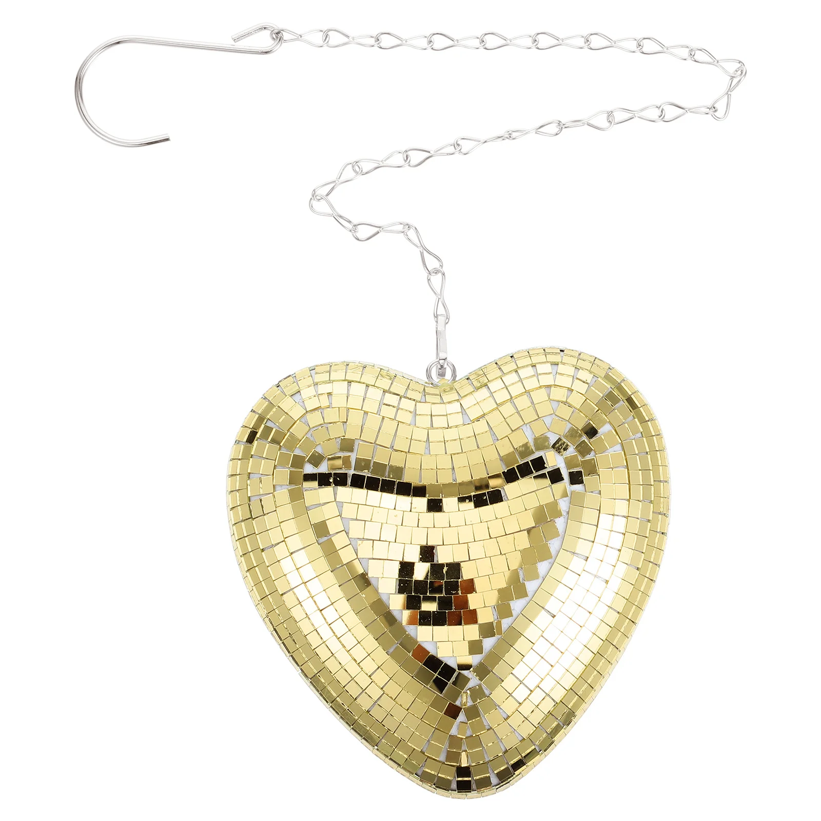 

Heart Shaped Hanging Disco Ball Valentine Day Disco Mirror Ball Party Reflective Decoration Heart Decor Hanging Decor