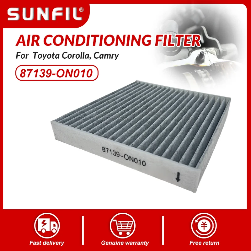 

Автомобильный усовершенствованный фильтр кондиционера 87139-ON010 с активированным углем PM2.5 подходит для Toyota Corolla, Camry, New Crown, RAV4