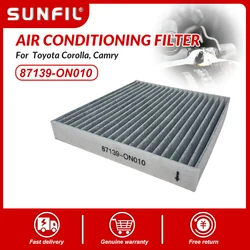 87139-ON010 Car Advanced Air Conditioning Filter With Activated Carbon PM2.5 Suitable For Toyota Corolla, Camry, New Crown, RAV4