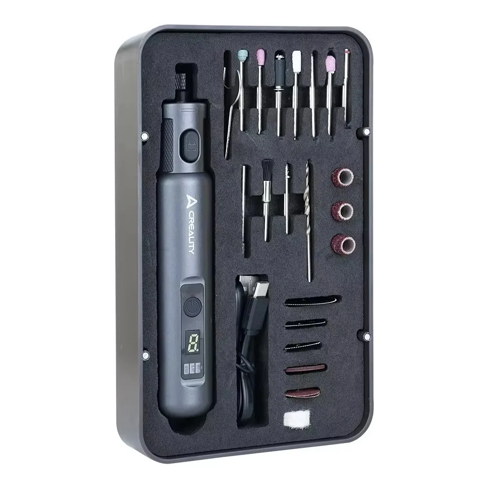Creality Cordless Rotary Tool Kit 6th Gear Adjustment Gear 6 Variable Speeds 3.7V 1500mAh Cordless Handheld 3D Printer Parts