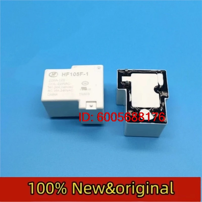 10PCS HF105F-1-220A-1ZS Hongfa Relay HONGFA Set Conversion 5-pin 20A240VAC T90 Original & Brand New
