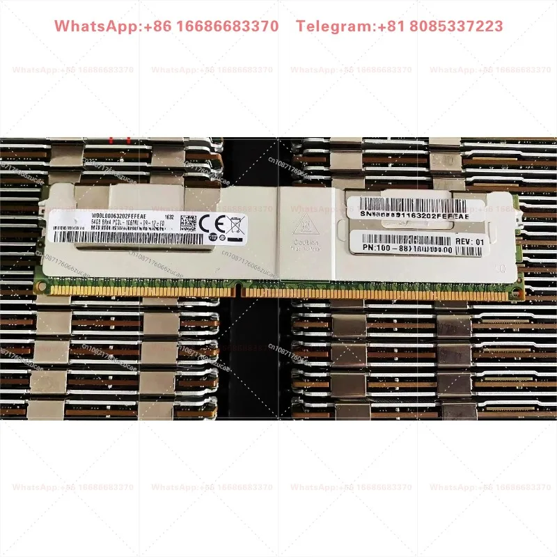 64GB 8RX4 10600L DDR3 Server Memory 64GB 1333 ECC REG