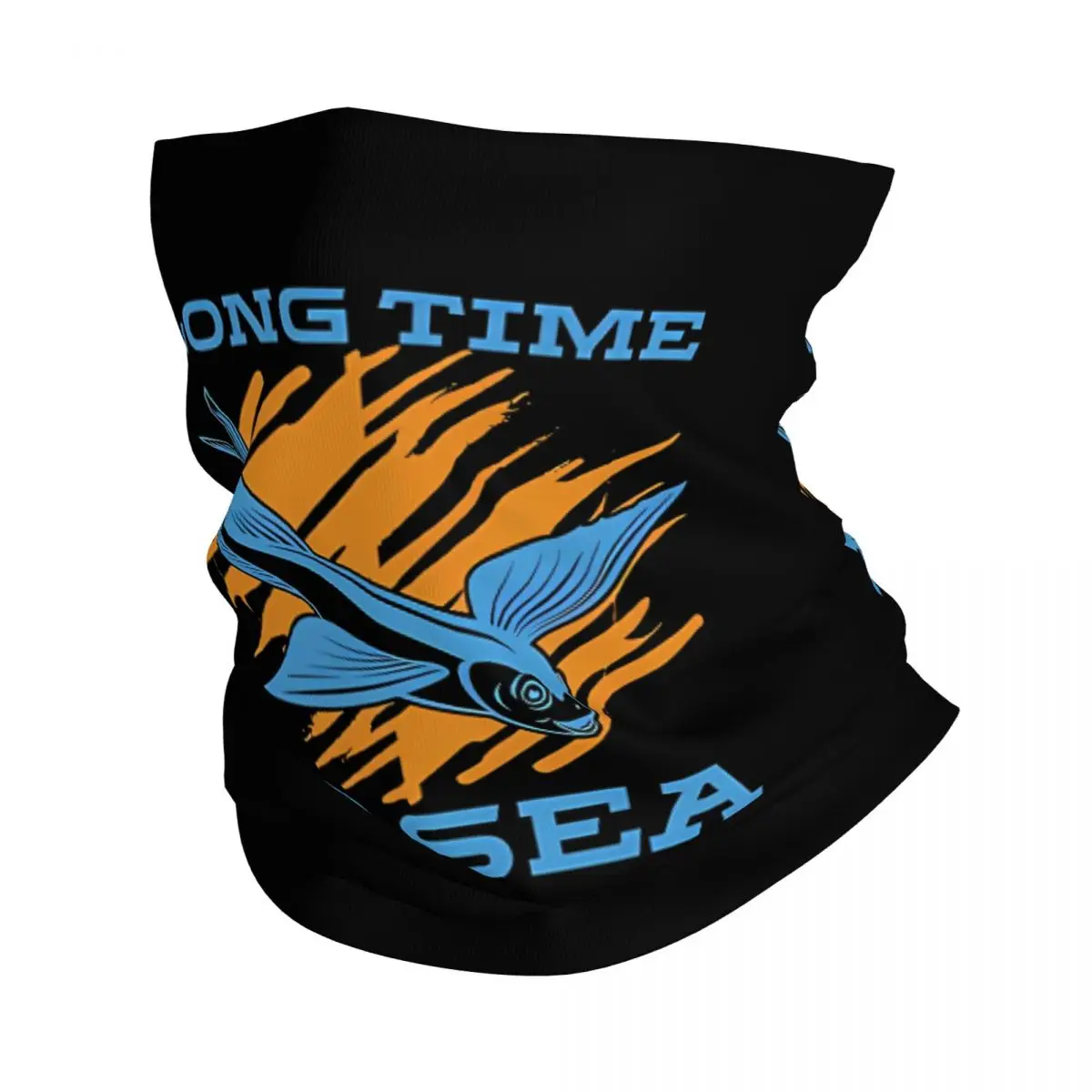 Marine Biology Time No Sea Scarf Neckerchief Neck Face Mask Polyester