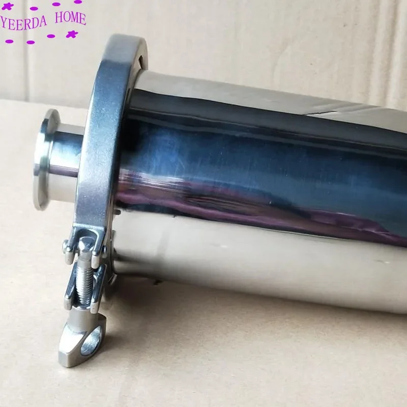 جهاز تنفس معقم SS304 مرشح الأنابيب الصحية الطويق OD 50.5 مللي متر فلتر الهواء ثلاثي المشبك مصفاة PPT عنصر مرشح 5 "/10"