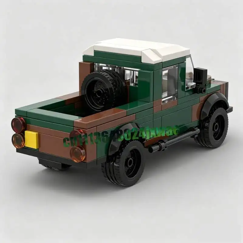 NEW 194Parts Off Road Utility Pick Up Truck Vehicle Moc Model Custom Puzzle Diy Creative Assembly Building Blocks Popular Gifts