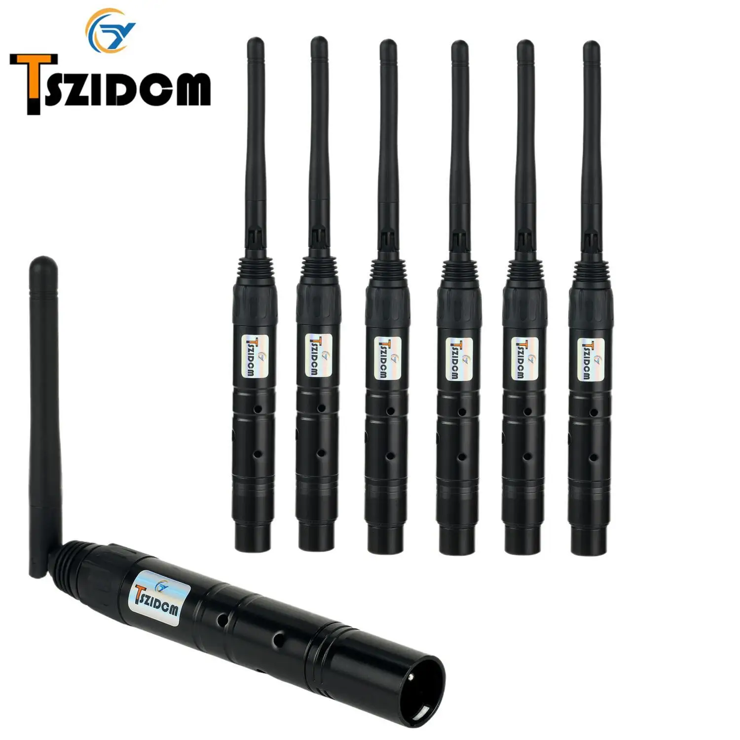 جهاز إرسال/جهاز إرسال dmx لاسلكي ، dmx512 ، dfi ، dj ، وحدة تحكم في الإضاءة مع محول للمرحلة ، والحفلات ، أزعج