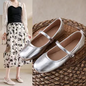 Shoes Woman Flats Low Heels Shallow Mouth Bow-Knot Casual Female Sneakers Soft Dress Comfortable Butterfly Boat New Summer Rome