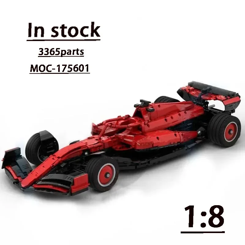 

MOC-175601 Red New Super F1 SF-24 Racing Building Block Model 3365 Parts 1:8 Scale Kids Birthday Building Blocks Toy Gift