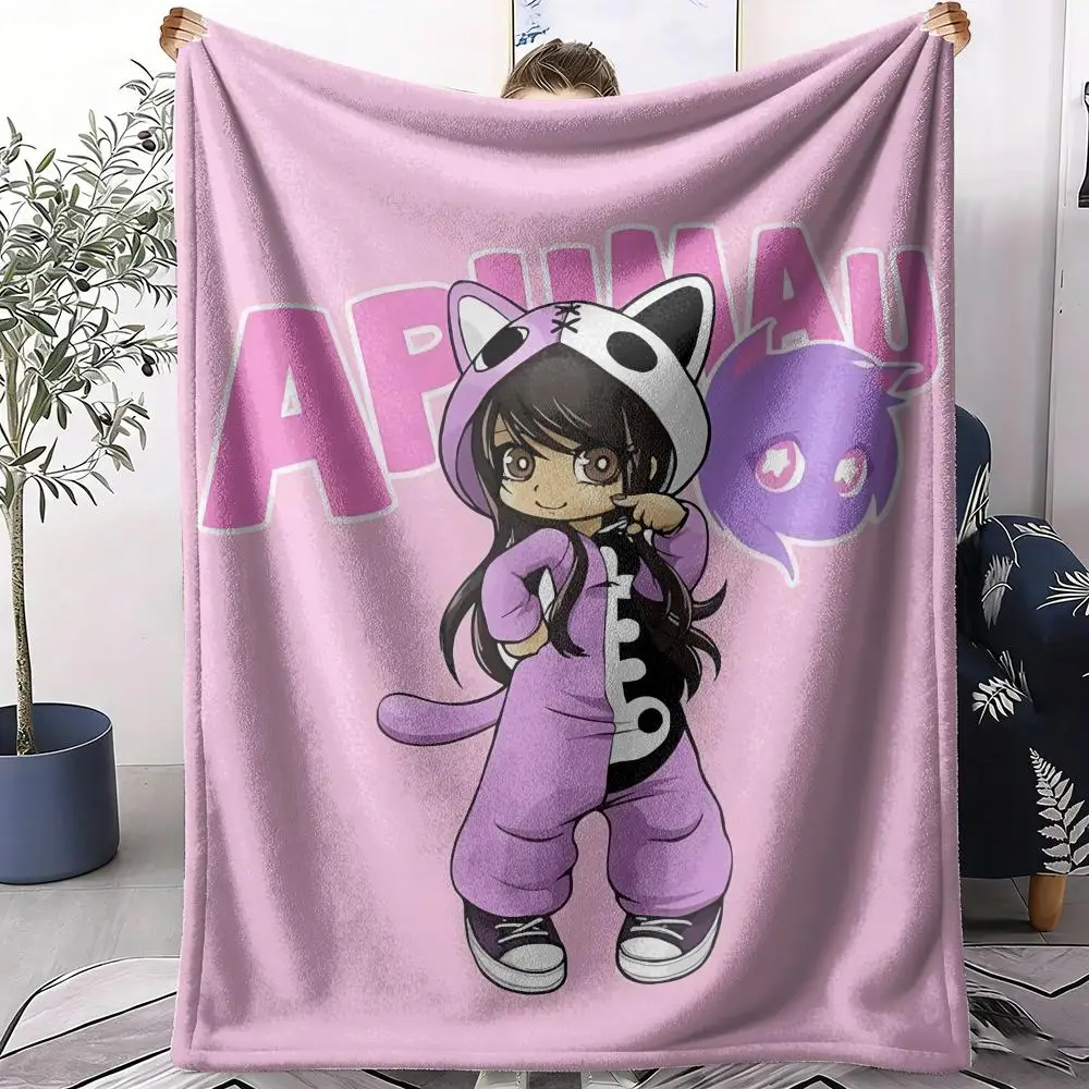

Плед A-aPHMAU из мягкого фланеля, летнее легкое и уютное одеяло для дивана, кровати, путешествий