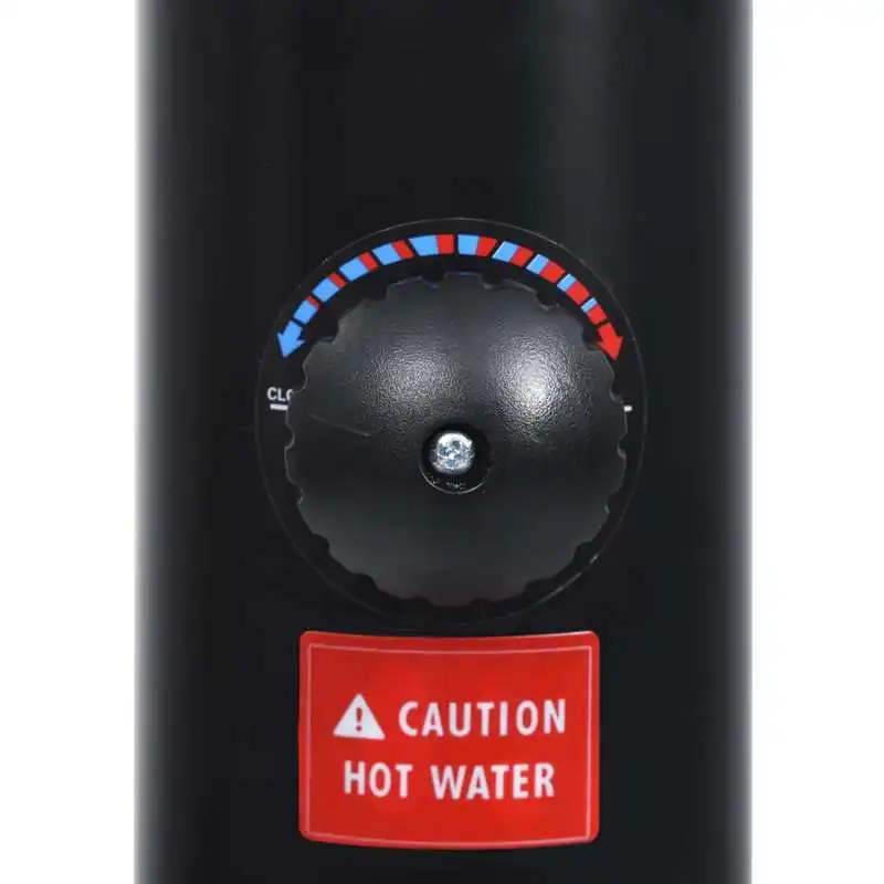 

Solar Shower Black PVC and ABS 84.6 in tall Height-Adjustable