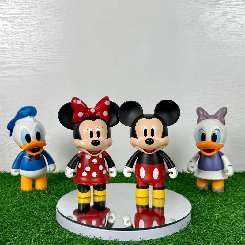 ディズニートイストーリーミッキーマウスアクションフィギュアミニードナルドダックPVCケーキ装飾品コレクション装​​飾子供のおもちゃギフト