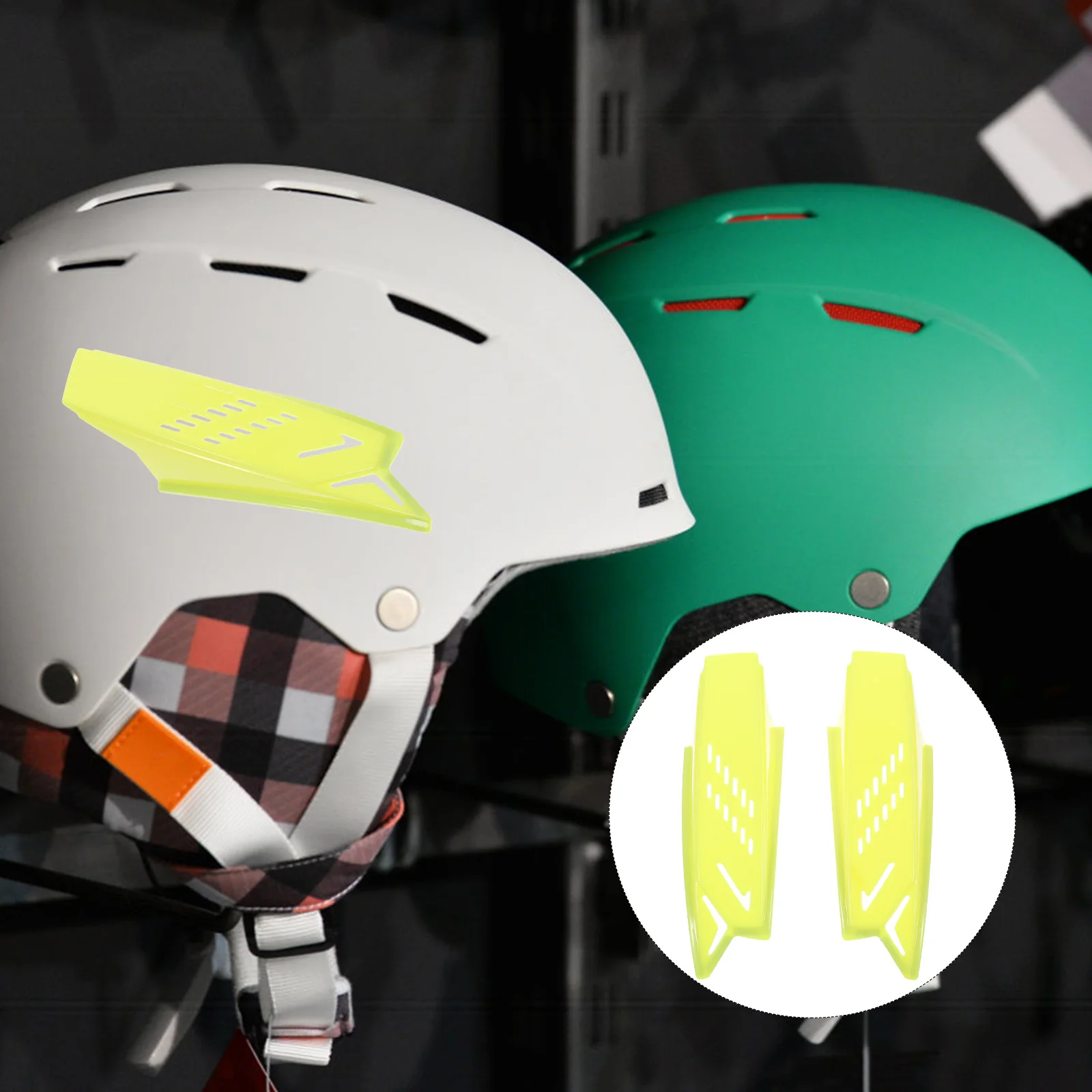 

2pcs Motorcycle Corners Lightweight Horn Accessories Riding Plastic Reusable Women Creative Lovely Flexible Stickers