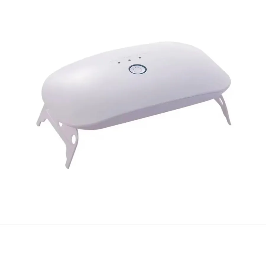 Lámpara de uñas LED profesional compacta, máquina secadora de uñas UV para uso en salón y hogar, luz de curado rápido con temporizador ajustable y Ene