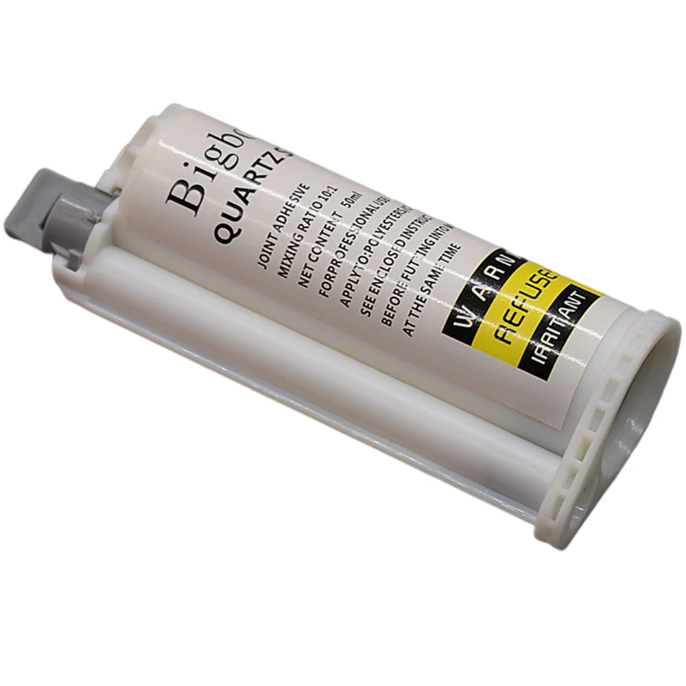 

50ml White Caulk Adhesive Two-Component Structural Glue 10:1 Strong AB Glues for 50ml 10:1 Caulking Guns Dispenser Tools