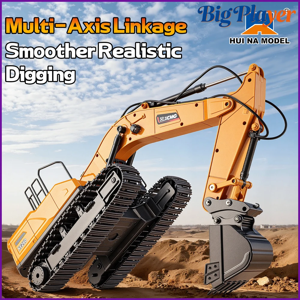 Huina XE260 RC Alloy Excavator - Rc Excavator Hydraulic ulasan dan harga