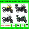 오토바이 사출 금형 전체 페어링 키트 Versys 650 KLE650 2015 2020 2016 2017 2018 2019 플라스틱 차체 페어링 1