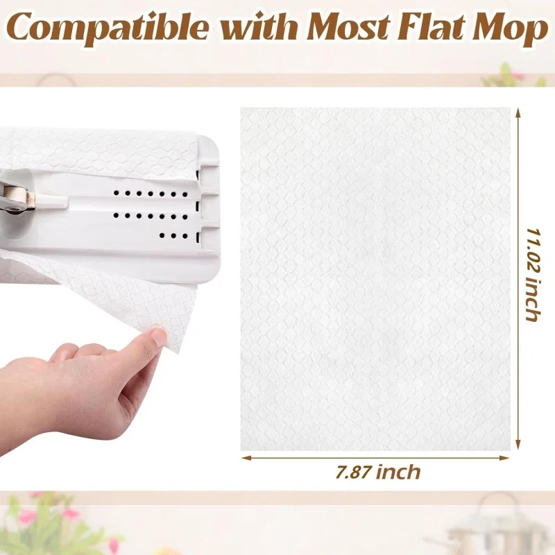 35PCS Disposable Dusting Cloths Dry Mop Refills Sweeper Dry Sweeping Refills Duster Cloths Mop Pads Floor Electrostatic Cloths