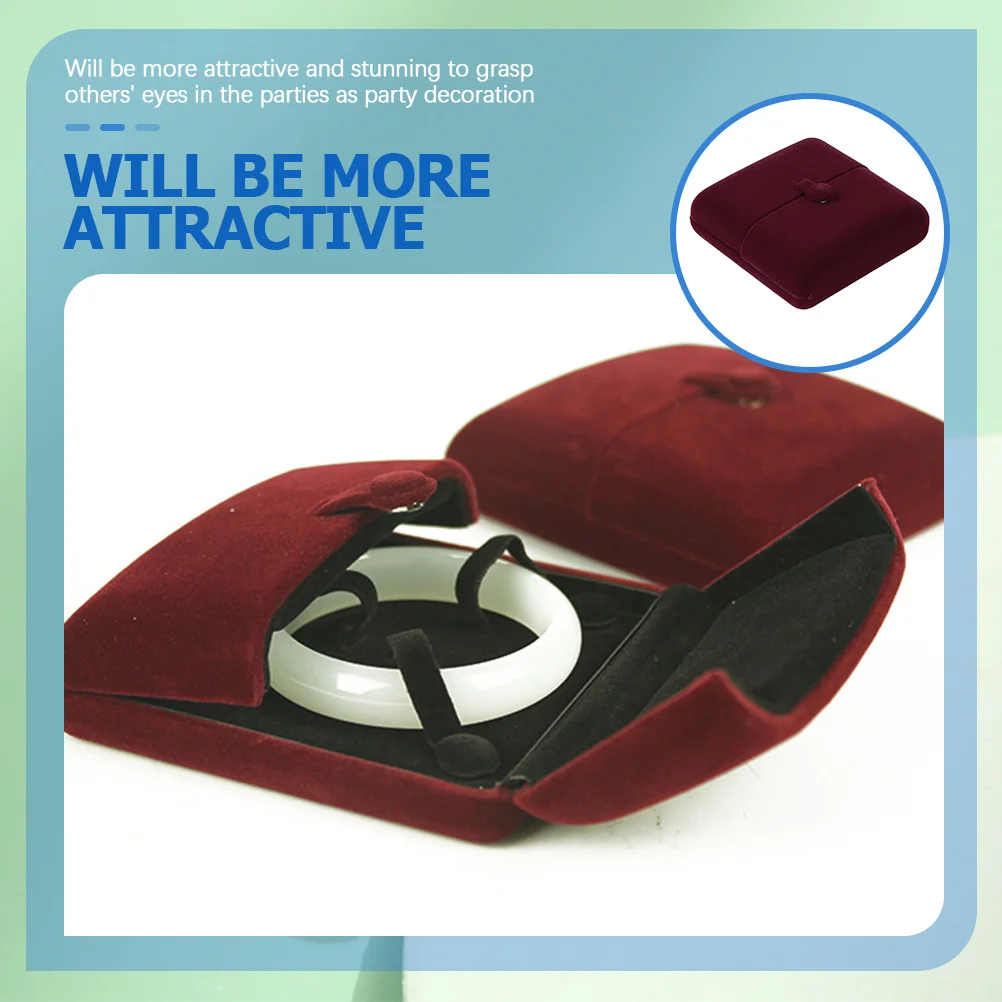 

1pcs Jewelry Box Double Layer Bracelet Storage Organizer Travel Jewelry Case For Ring Necklace Bangle Gift Box Holder