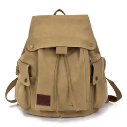 Canvas Backpack Female Return To The Ancients Men Leisure Travel Draw Rope Backpack for Women Japanese Arts College Student Bag