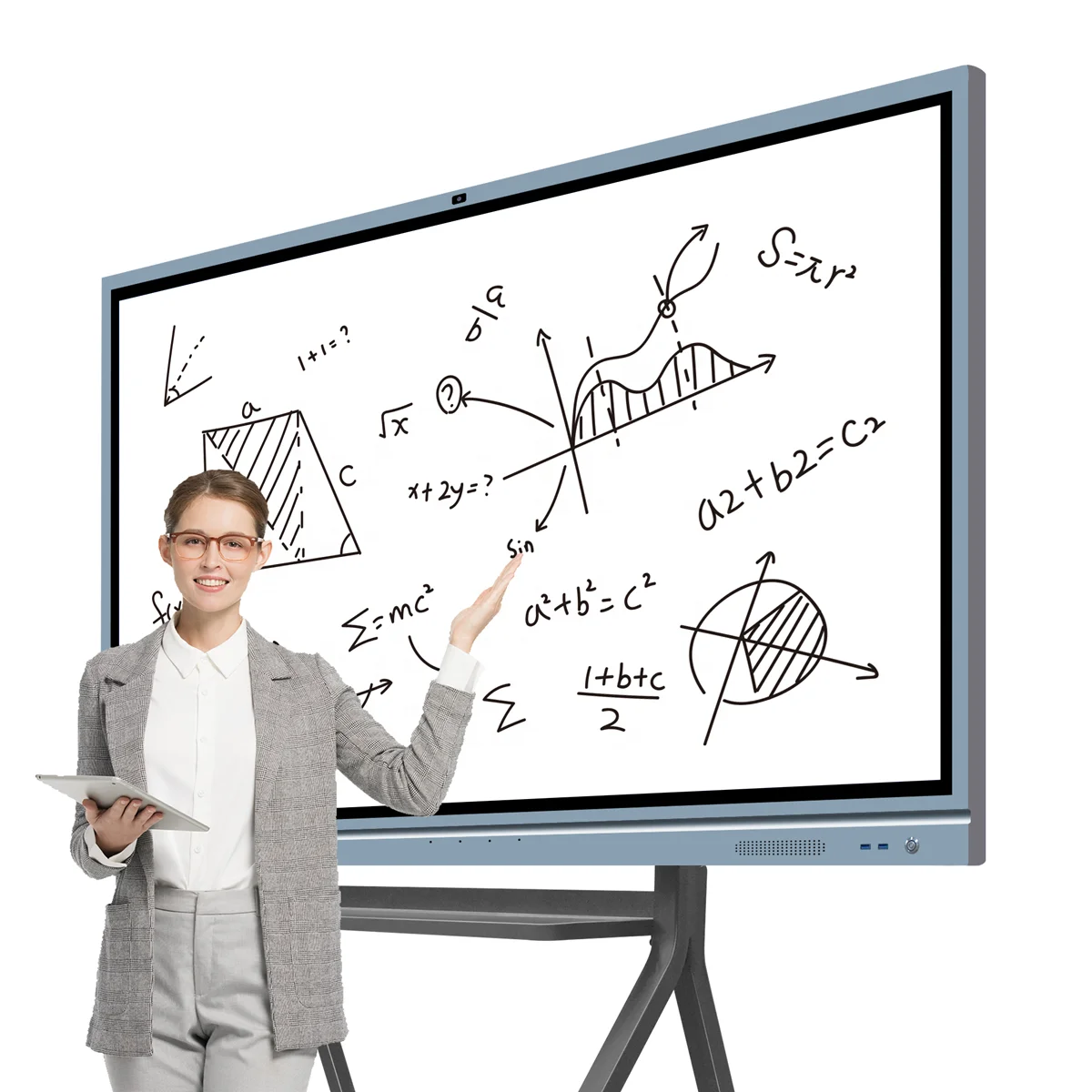 

4K 65 75 86 Inch Interactive Display LCD Smart Board TV Classroom Monitor Touch Screen Panel Interactive Whiteboard For School