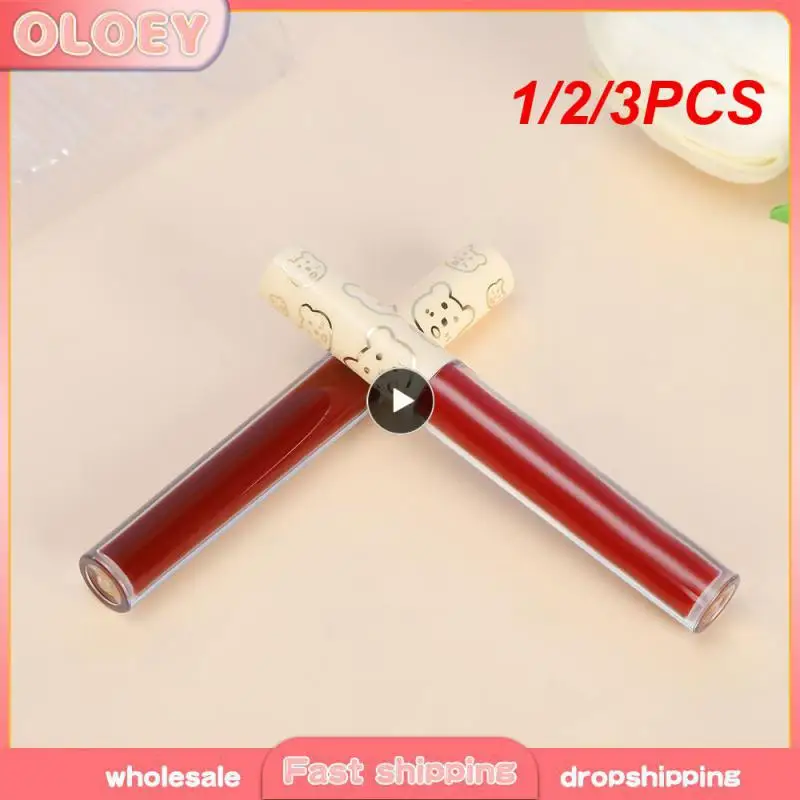 1/2/3PCS Labial Mucus Matte Texture Store At Room Temperature In A Cool And Place Lip Gloss Lipstick Cosmetics Matte Lip