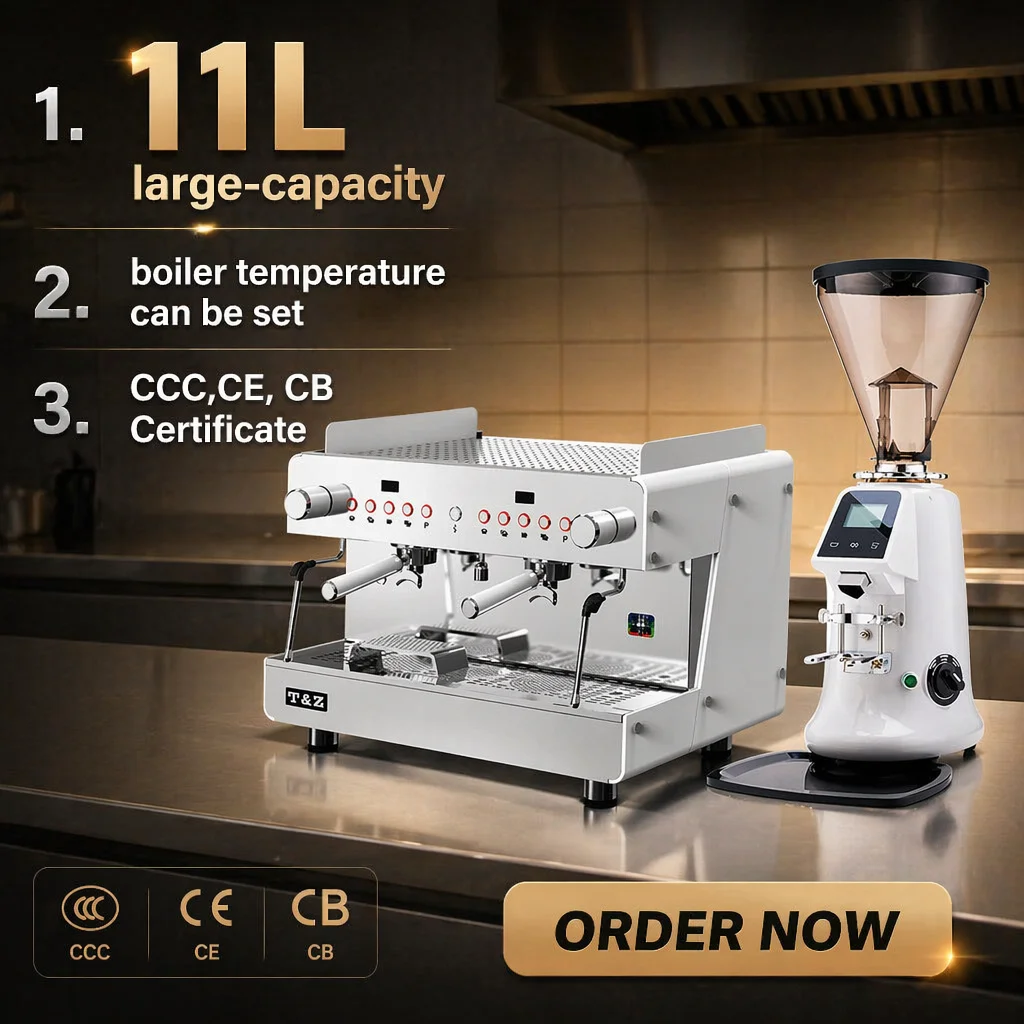 Stainless Steel Boiler 9 Bar Multi-Functi Barista Equipment Coffe Maker Coffee Machine