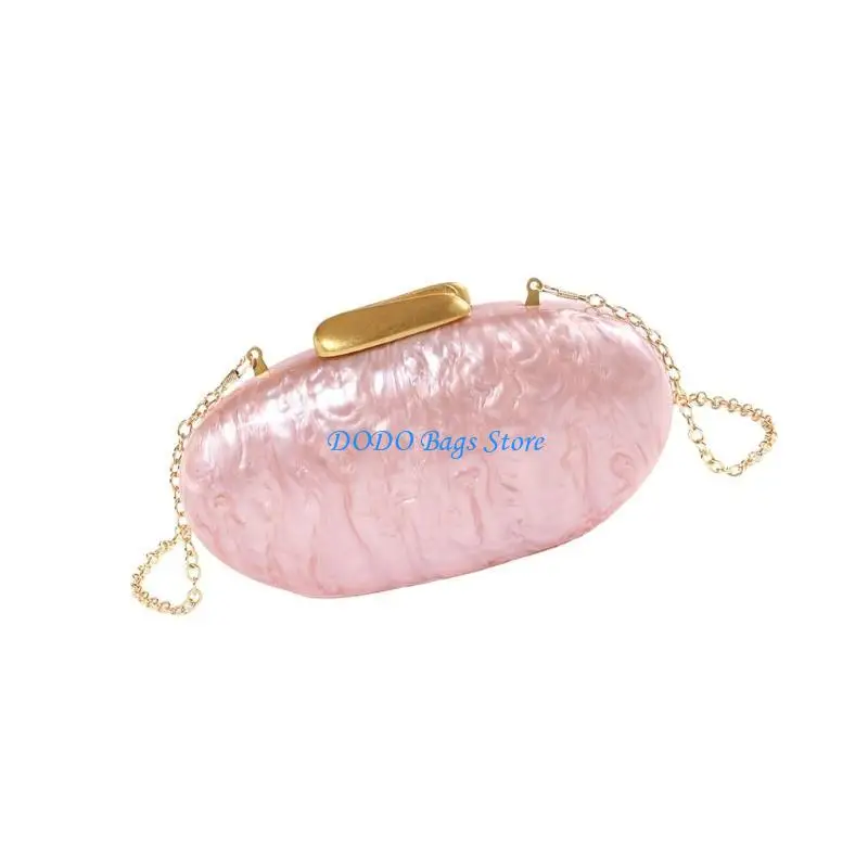 

Женская вечерняя сумка-клатч, акриловая сумочка, сумка на плечо, вечерняя сумка в форме яйца, сумка через плечо с