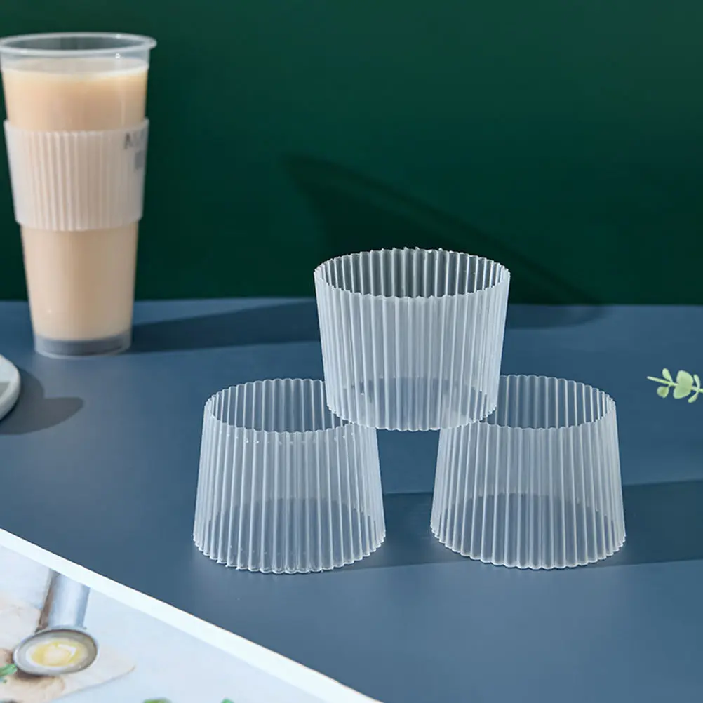 50pcs Cup Disposable Coffee Portable Drink Sleeve For Travel Lightweight Convenient Bottle Sleeve Coffee Accessory