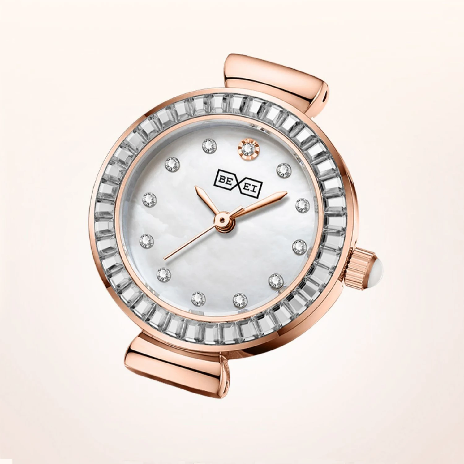 BEXEI 6115 นาฬิกาผู้หญิงสร้อยข้อมือ s การเคลื่อนไหวควอตซ์นาฬิกาแฟชั่นสําหรับผู้หญิงหรูหราแซฟไฟร์สังเคราะห์กันน้ํา 3ATN