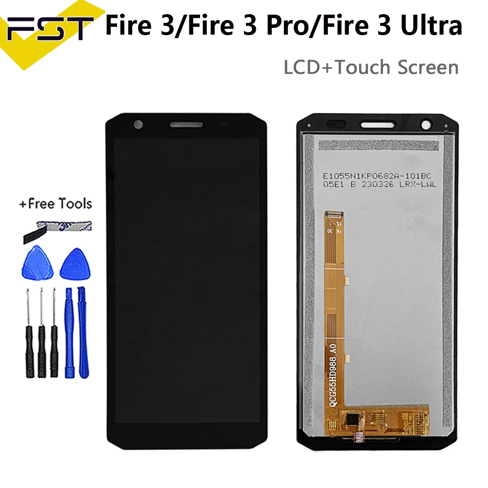 Original For DOOGEE Fire 3 Pro Fire3 LCD Display Screen+Touch Panel Digitizer Assembly For DOOGEE Fire 3 Ultra Pantalla
