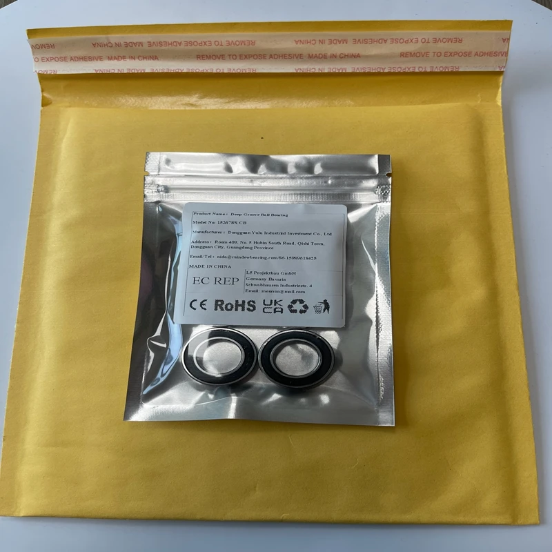15267-2RS Stainless Bearing 15*26*7 Mm 10PCS ABEC-9 15267 RS Bicycle Hub Front Rear Hubs Wheel SC  Ceramic Balls Bearings