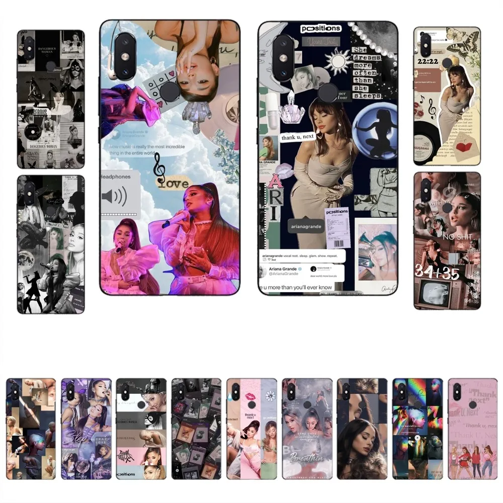 A-Ariana G-Grandes Phone Case For Xiaomi Mi 5X 8 9 10 11 12 lite pro 10T PocoX3pro PocoM3 Note 10 pro lite