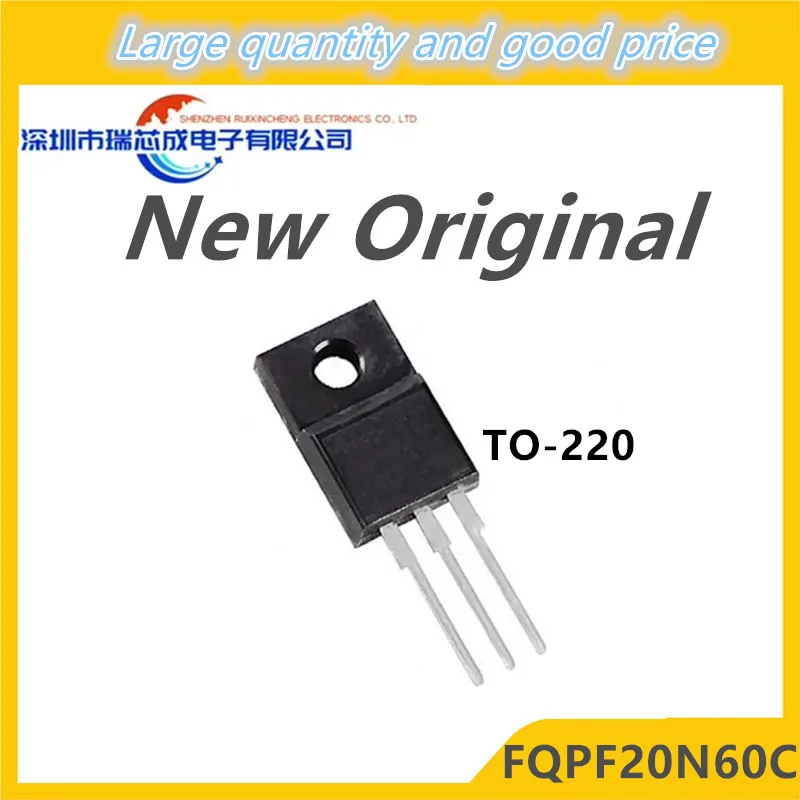 10-50PCS/Lot 100% Real Original New FQPF20N60C TO-220F MOSFET 20A 600V FQPF20N60 20N60C 20N60 20N60C3