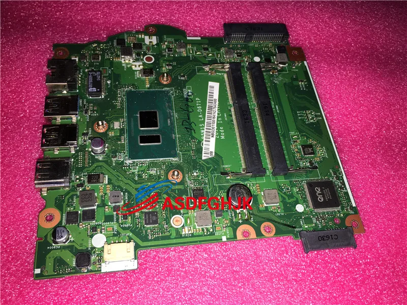 B5W1S LA-D671P Mainboard FOR Acer Aspire ES1-572 LAPTOP MOTHERBOARD WITH SR2EU I3-6100U NBGD011001 100% TESED OK