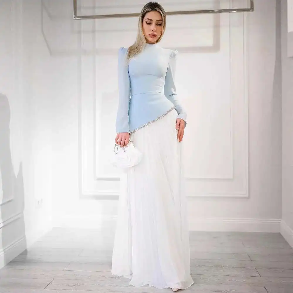 

2025 Spring Women's Elegant Chiffon Sequin Pleated Evening Dress Short Famale 2025 Summer Dress Robe Vestido Women Elegant