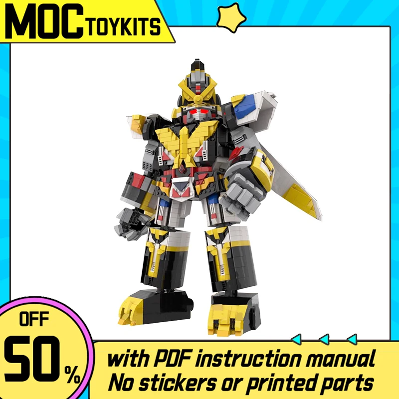

Большой Mech Warrior Series MOC Строительные блоки Birdman Squad Icarus Собранная модель для мальчиков Коллекция игрушек Подарок