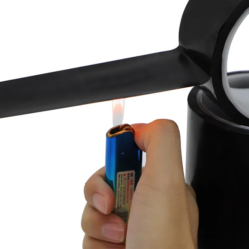 Cinta de PTFE blanca y negra, 0,13/0,18mm, 380 grados, cinta adhesiva resistente a altas temperaturas, máquina de sellado de aislamiento térmico de tela