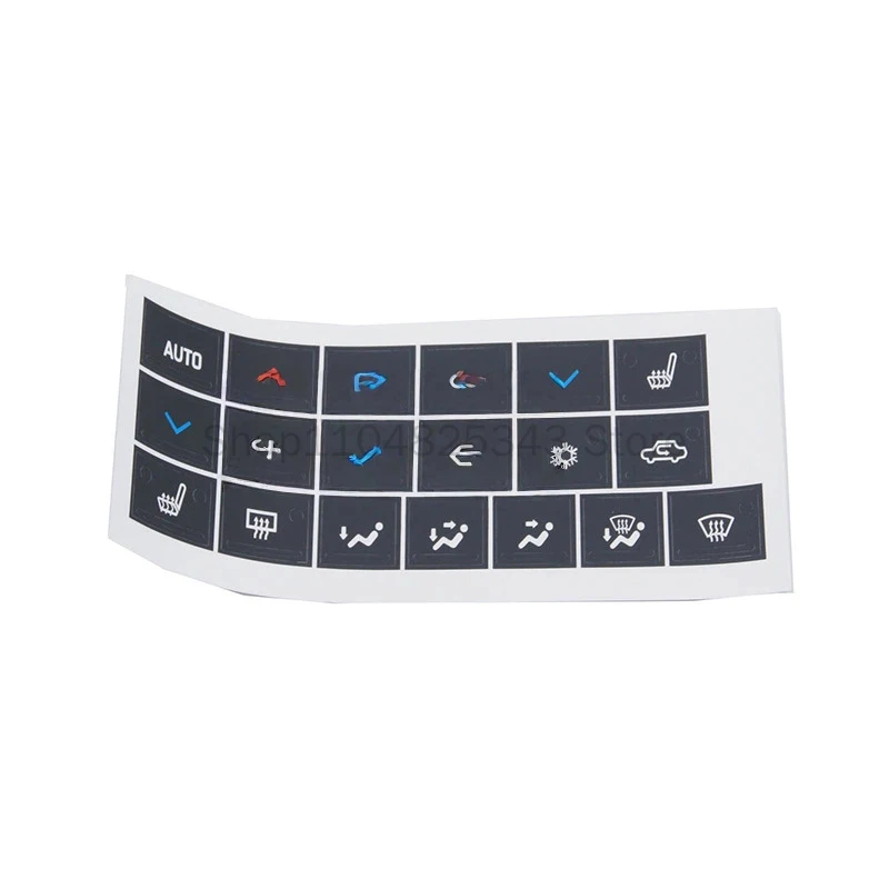 TZ-12 for 05-09 Buick Auto Parts Instrument Sticker Interior Sticker Button Sticker view 4