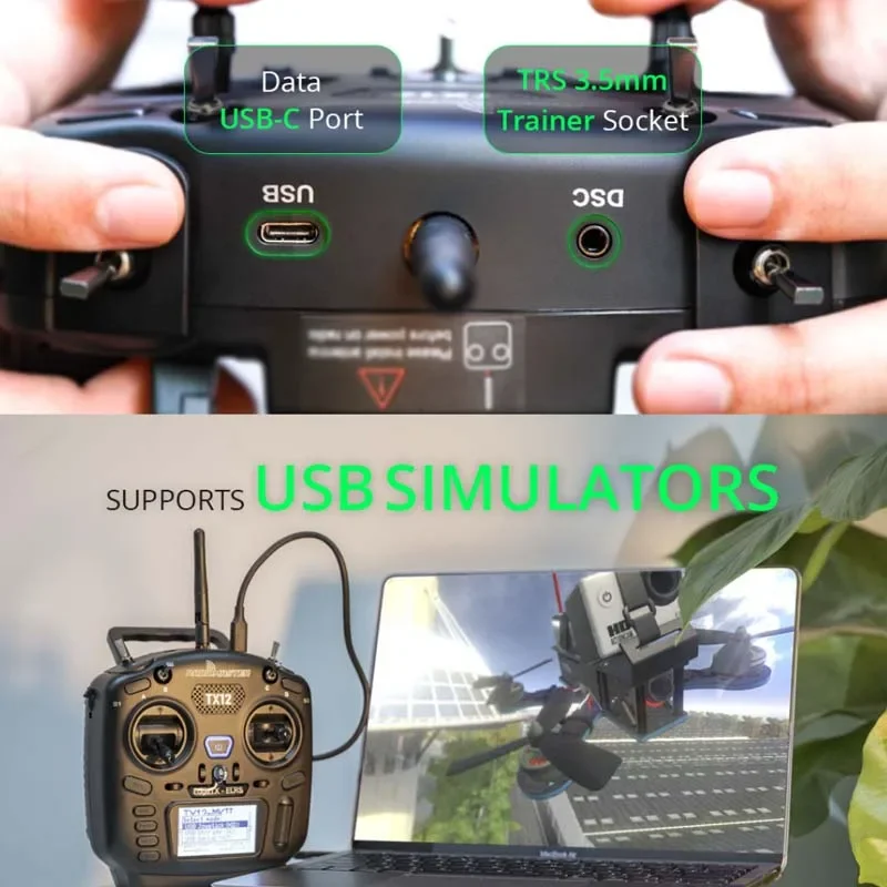 In stock RadioMaster TX12 MKII MK2 Mark 2 Radio ELRS/CC2500 EdgeTX OpenTX 16CH Multi-Module Compatible Radio Control Transmitter