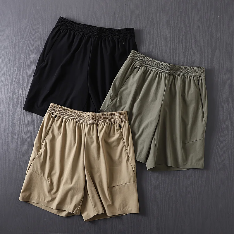 

Мужские летние пляжные орты Qui Dry, дышащая эластичная повседневная спортивная ткань, легкая свободная посадка, молодежные повседневные орты