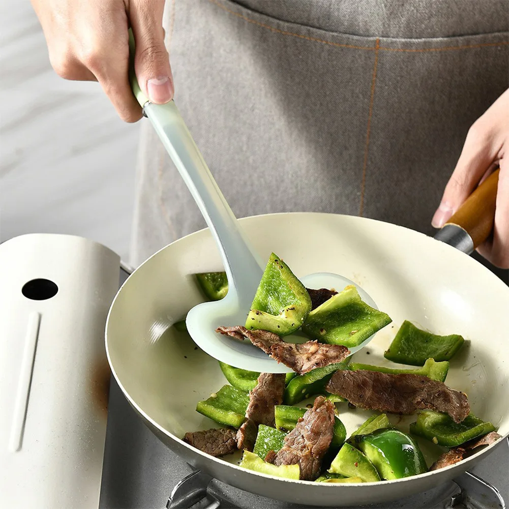 Food Safe Silicone Spatula with Stainless Steel Core Support Engineered for Nonstick Cookware and Culinary Applications
